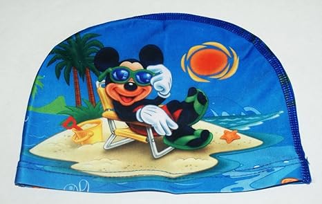 childrens fabric swimming caps