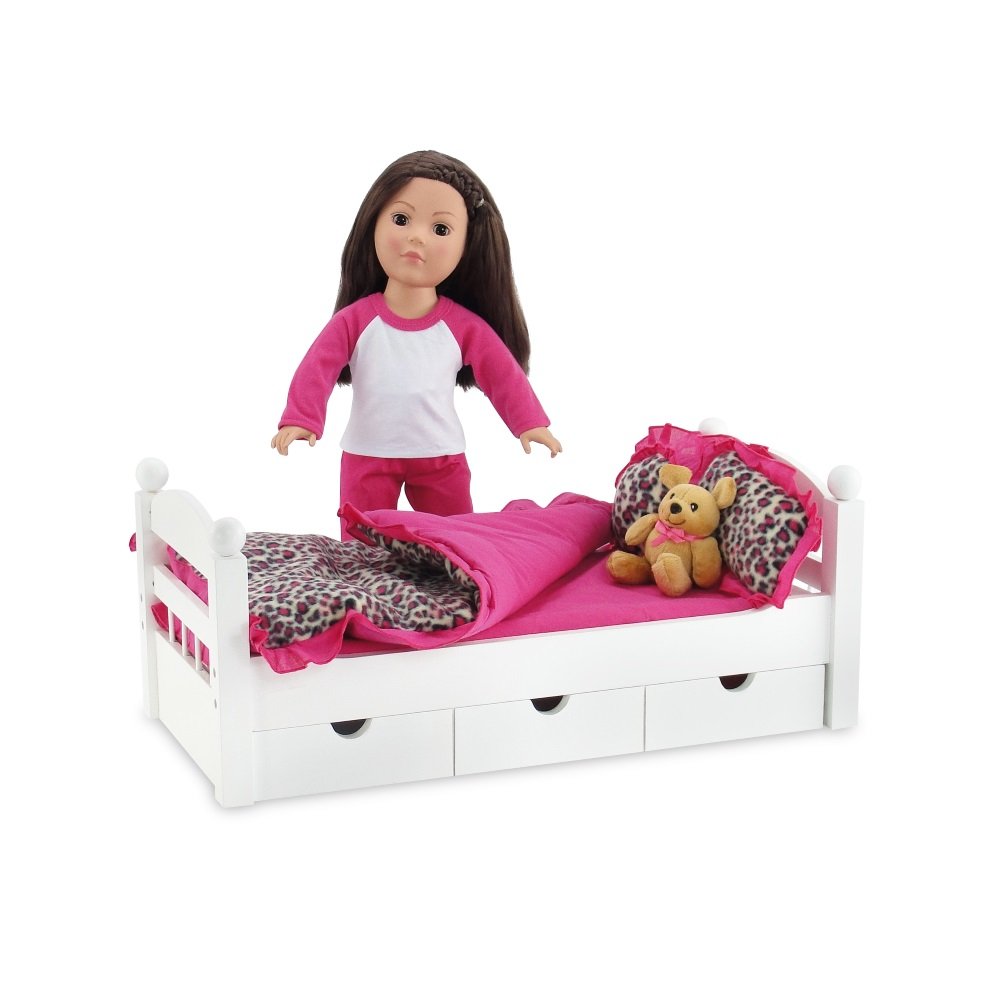 emily rose doll bed
