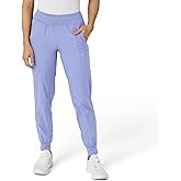 W123 Women's Comfort Waist Cargo Jogger Scrub Pant
