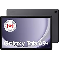 Samsung Galaxy Tab A9+ 64 GB Graphite - Quad Speakers, Multi-Window Display, Slim Design (CAD Version and Warranty)