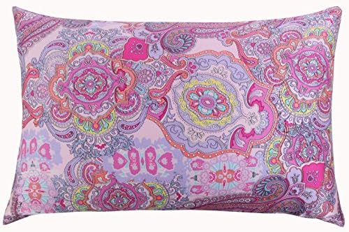 SLPBABY Silk Pillowcase for Hair and Skin with Hidden Zipper Print (King, Pattern8)