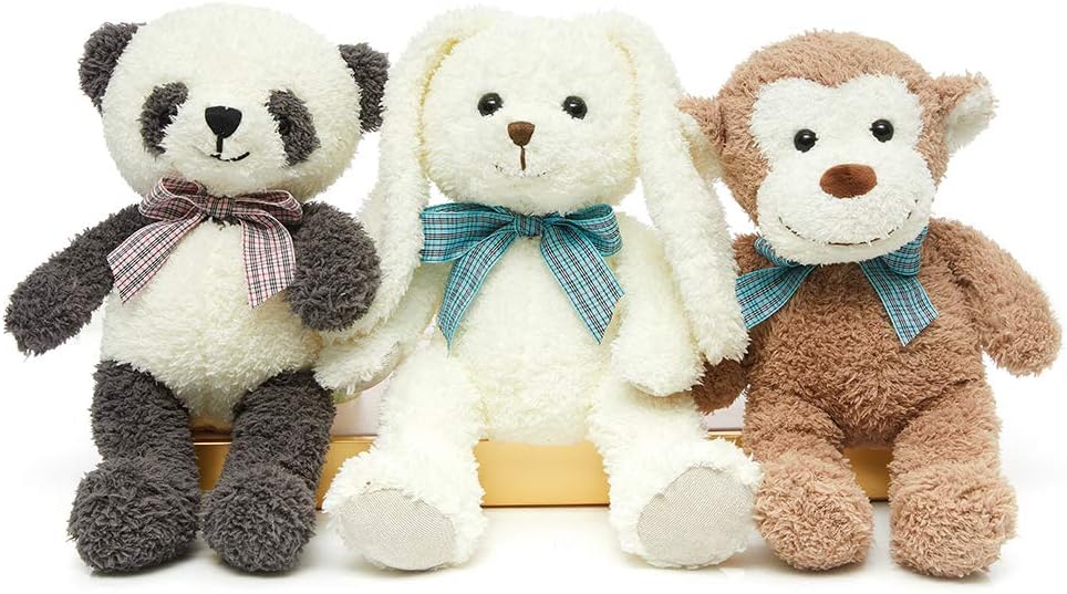 MorisMos 3 Packs Teddy Bear Stuffed 