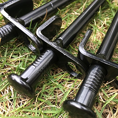 Tent Stakes Heavy Duty, BareFour 8Inch Camping Stakes，4Pack