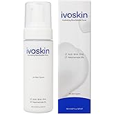 IVOSKIN Rice Milky Bubble Facial Mask, Soothing & Hydrating Face Toner with Black Rice Extract & Niacinamide, Helps Support Skin Barrier and Glow for Sensitive Skin, Korean Skincare (5.07fl oz/ 150ml)