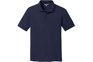 SPORT-TEK Youth PosiCharge RacerMesh Polo | Short Sleeve Collared Shirt for Boys & Girls, Athletic Fit Kids' Top for Summer