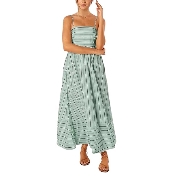 fitted lace wedding dress Liverpool Maxi Dress with Back Smocking Detail Multicolor Stripe XS at  Amazon Women's Clothing store