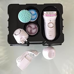 Braun Silk-épil 9 SkinSpa 9-961V - Depiladora para mujer eléctrica ...