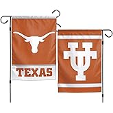 WinCraft Texas Longhorns Polyester 12"X18" 2 Sided Garden Yard Wall Flag