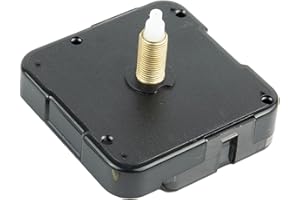 DIY Clock Movement Mechanism Kit with Long Spindle for Silent Wall Clock Repairs (8MM (22mm shaft (15mm thread))