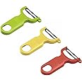 Kuhn Rikon Original Swiss Peeler 3-Pack Red/Green/Yellow