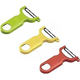 Kuhn Rikon 2784 3-Set Original Swiss Peeler, Red/Green/Yellow