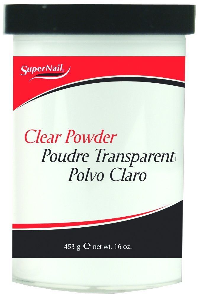 Supernail Nail Powder, Clear, 16 Ounce : False Nails : Beauty