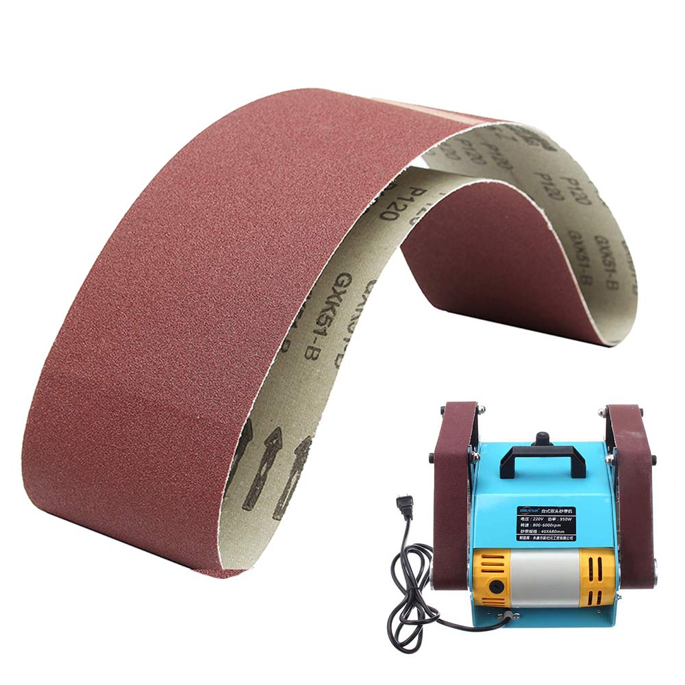 Supertool HA1728N 50mm x 686mm Sanding Belts - Aluminium Oxide Power-Sander for Woodworking, Belt Sander, Metal Polishing (5Pcs, 1000 Grits)