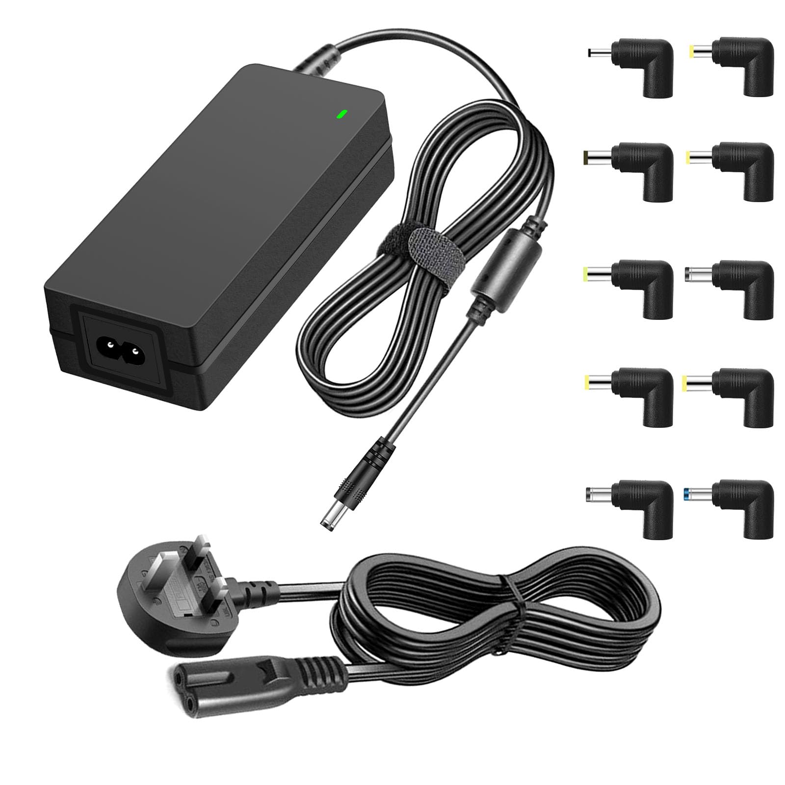 19V 3.42A DC Power Supply, 100V-240V AC to DC 19Volts Replacemen for 19Vdc Laptop LCD TV Monitors Speaker Soundbar Power Cord Adapter.