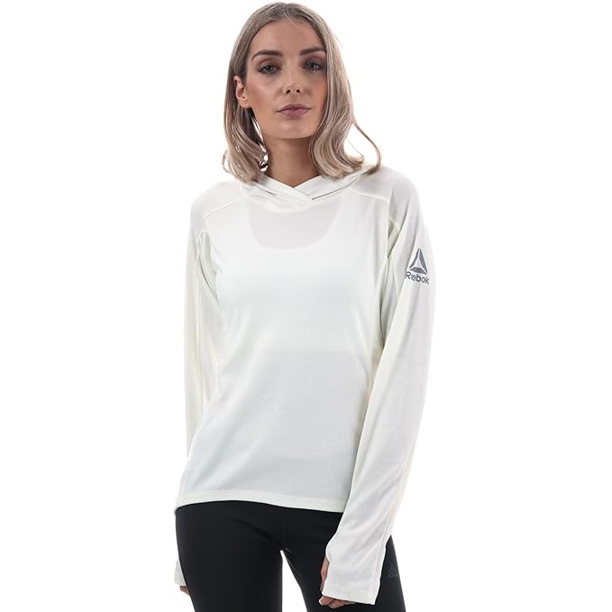 sudadera reebok beige