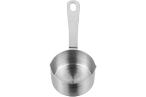 ROMISBABA Stainless Steel Mini Sauce Pan 80Ml Multipurpose Small Pot for Cooking Noodles and Melting