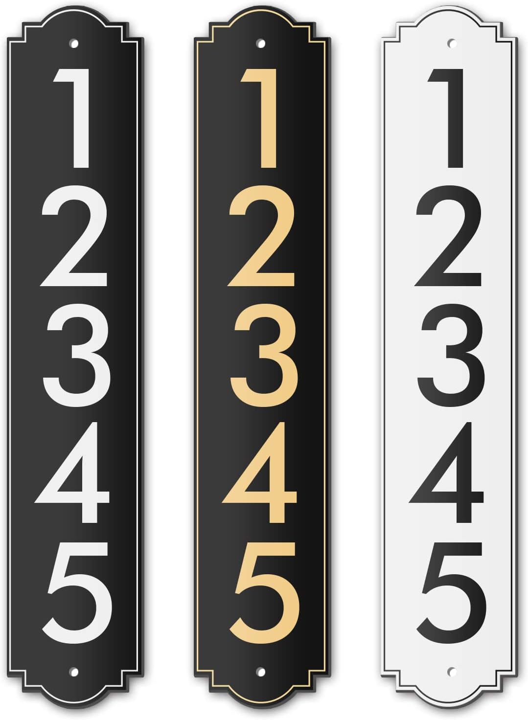 Plaques & Wall Art - House Number, Address Plaque Outside Sign - Mailbox Numbers (18