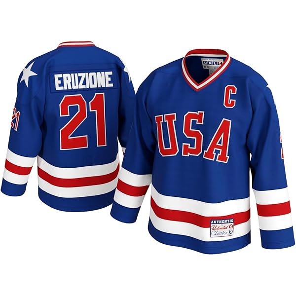 Amazon.com: UNLC Jim Craig #30 Miracle 1980 USA Olympic Hockey
