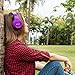 Black/Red/White/Blue/Yellow/Pink More Color Bluetooth Headphones -Wireless- HiFi Stereo- Built in Mic-Phone with Retail Package (Pure Purple)