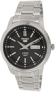 Watch Seiko Seiko 5 Snkm87k1 Men´s Black : Seiko: Clothing, Shoes \u0026 Jewelry  - Amazon.com
