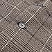 Hanayome Men Waistcoat Collar Sleeveless Slim Fit Jacket Business Suit Vests VS33,Brown 1,XL(US Tag Chest 48