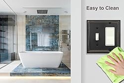 OKAWYC Toggle/Decorator Light Switch Cover Belaire