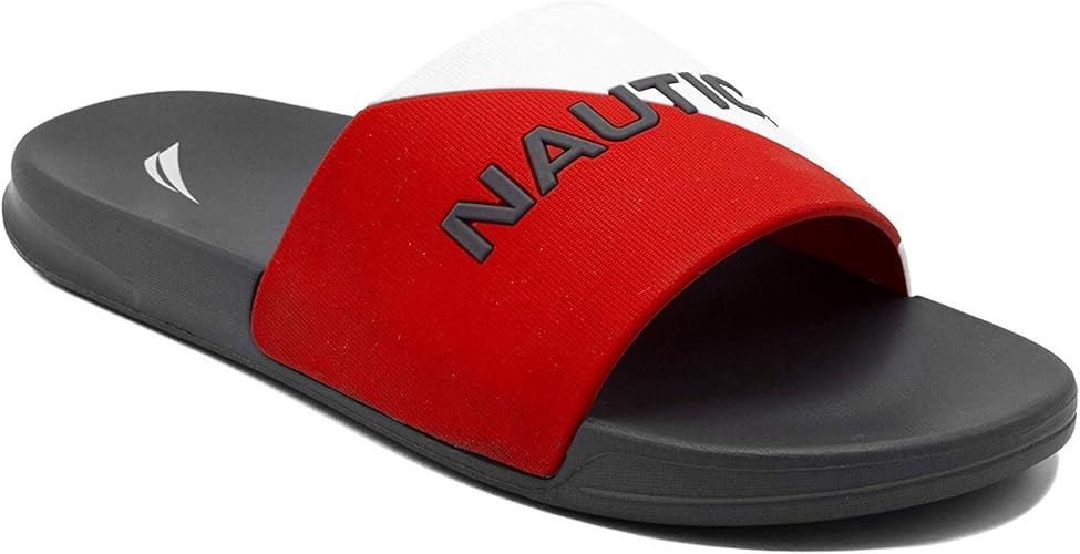 Amazon Com Nautica Men S Athletic Slide Comfort Sandal Sport