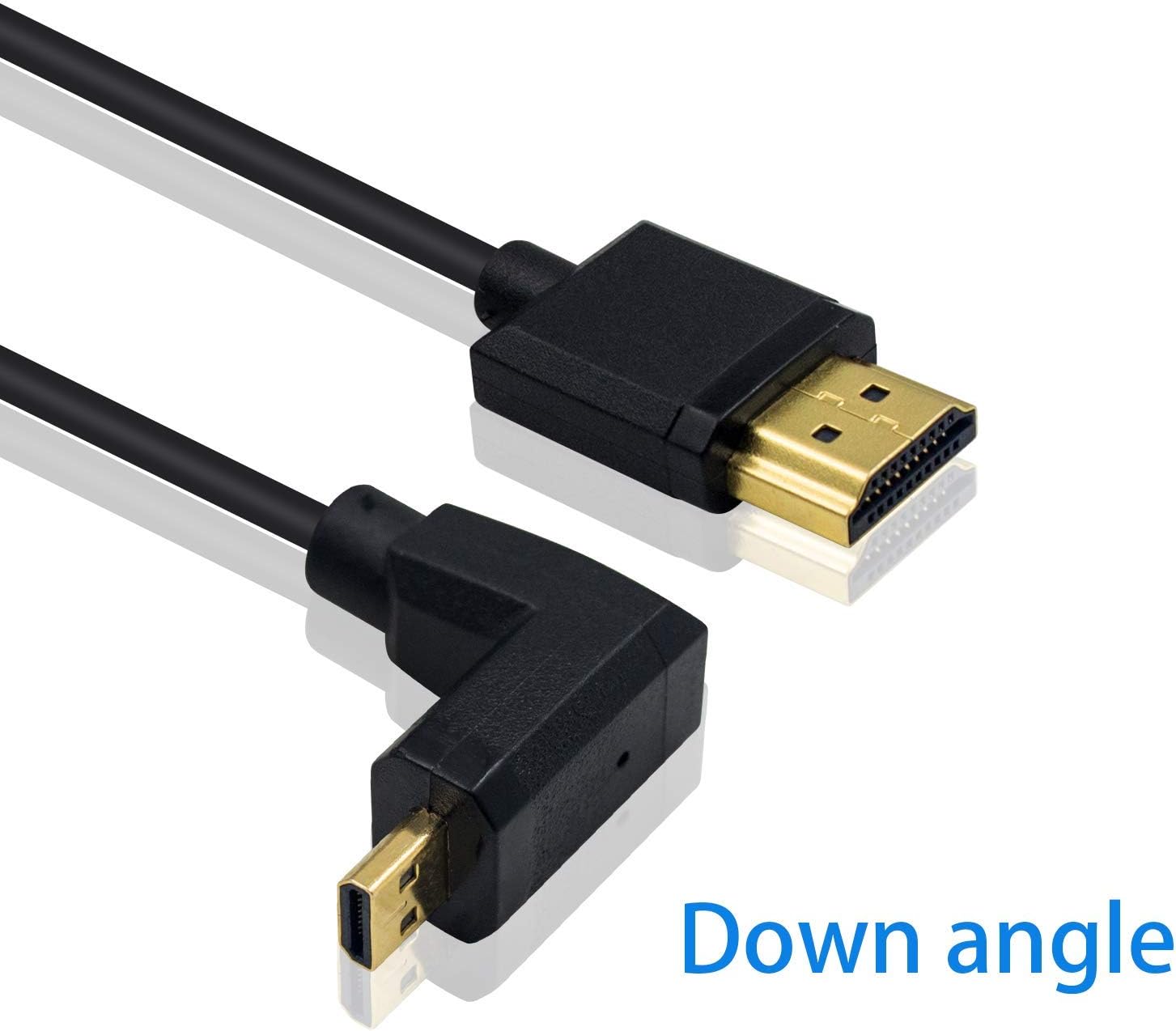 Duttek Micro HDMI to Standard HDMI Cable, Micro HDMI to HDMI Coiled Cable - Image 3