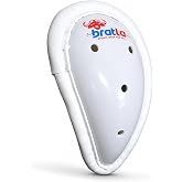 Bratla Cricket Abdominal Guard for Men &ndash; Adult Groin Protector &amp; Athletic Protective Cup with Padded Edges, Ventilated Lightweight Design for Cricket, Baseball, Hockey &amp; Martial Arts