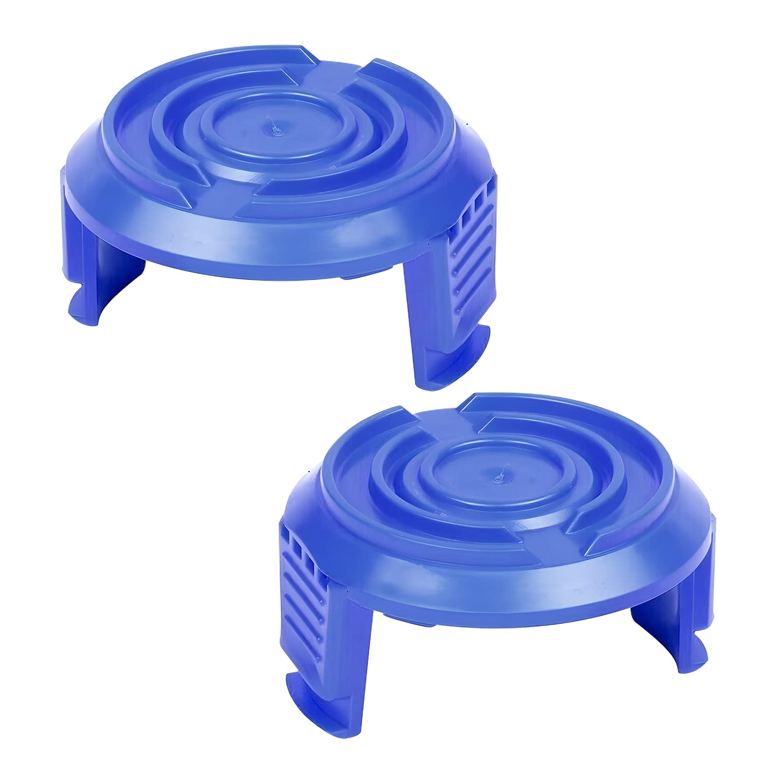 MUFUSHAN 2Pcs Trimmer Spool Cover, Spool Caps Replacement Fit for MacAllister MGTP18Li 1.5mm 1x2.5m Strimmer