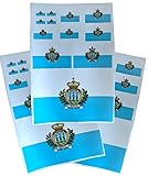 EUIOSFDC Decal in Multiple Sizes San Marino Flag