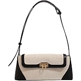 WEEKXING Shoulder Bag for Women Small Crossbody Bags Hobo Handbags Colorblock Top Handle Handbags Mini Clutch Purse