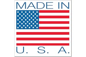 Aviditi Tape Logic 4" x 4", "Made in U.S.A." Red/White/Blue Sticker, For Shipping, Handling, Packing, and Moving (1 Roll of 500 Labels)