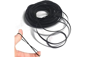 CYIWHI 50Pcs Recorder Rubber Belts, Cassette Recorder Repair Rubber Belts 40-135 MM (2MM Width)