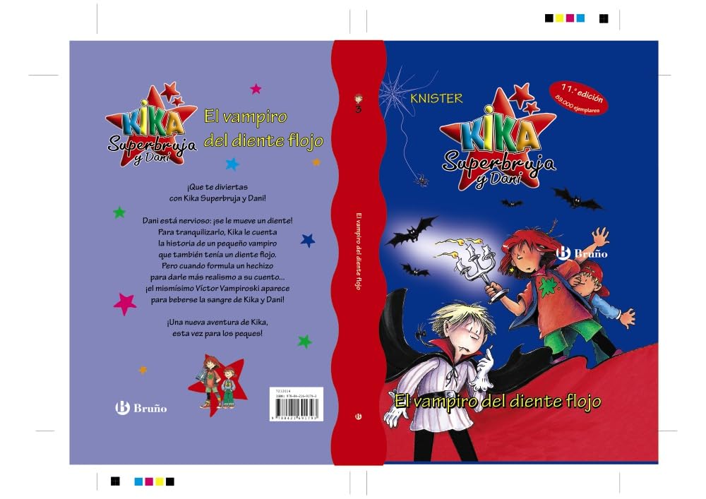 Portada de El vampiro del diente flojo (Castellano - A PARTIR DE 6 AÑOS - PERSONAJES Y SERIES - Kika Superbruja y Dani)