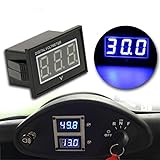 HUSUKU 48V LED Digital Volt Meter Battery Gauge for