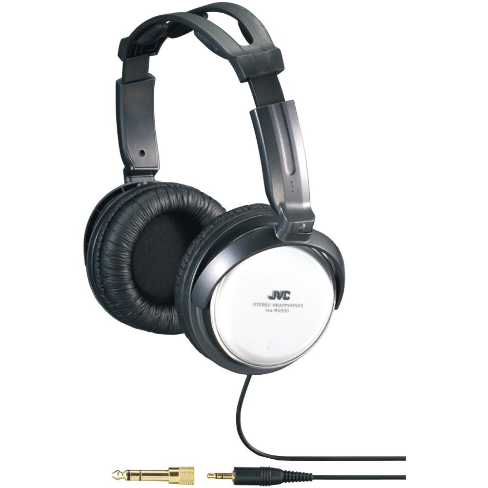 Photo 1 of JVC HARX500 Full-Size Headphones (Silver)