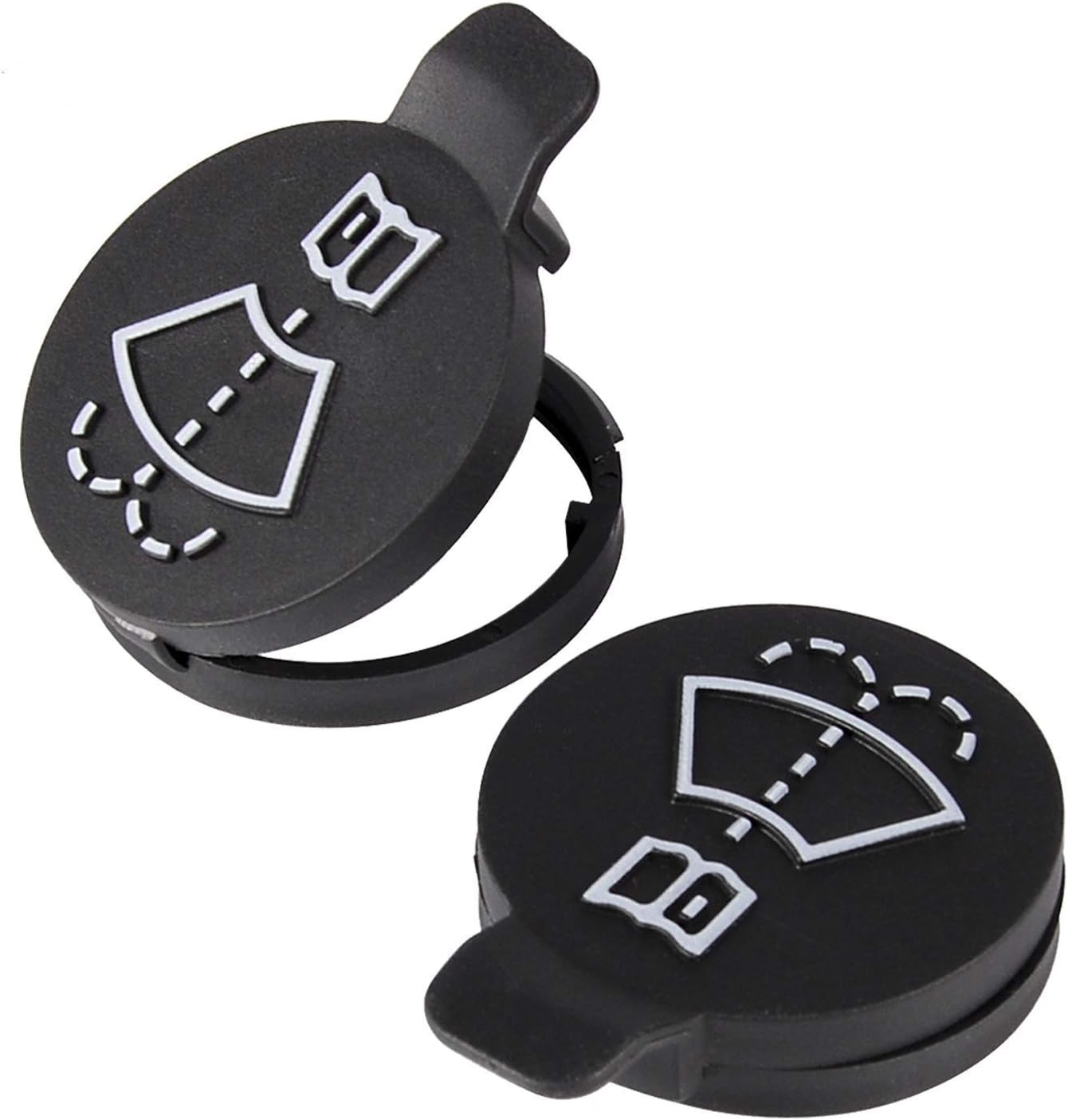 AUTOBOO Windshield Wiper Washer Fluid Reservoir Tank Bottle Cap - Exact fit for Chevrolet Buick GMC Cadillac Canyon OEM#: 12767700 13227300