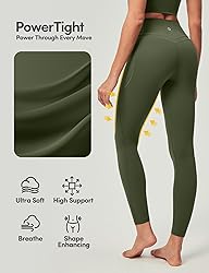 IUGA Compression Leggings with Pockets for Women