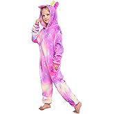 Uniquecos Unicorn Onesie Cosplay Costume Girls Halloween Xmas Pajamas