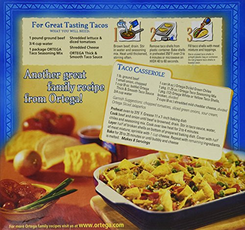 Ortega 12 Yellow Corn Taco Shells 5.8 oz - Thumbnail 4