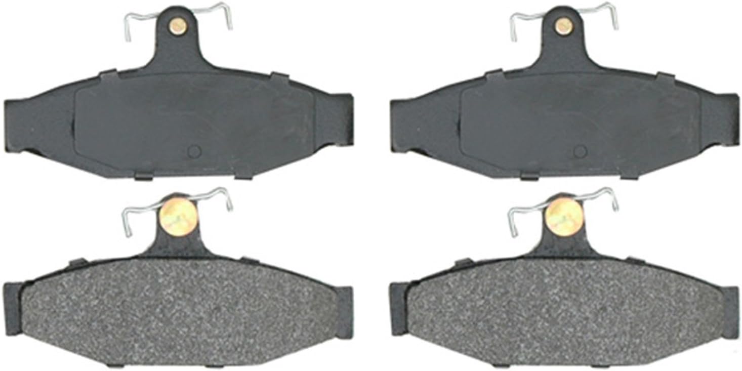ACDelco 14D413MH Advantage Semi-Metallic Rear Disc Brake Pad Set with Hardware