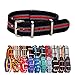 Clockwork Synergy® Classic Nylon Nato watch straps bands (18mm, Black/Grey/Red)