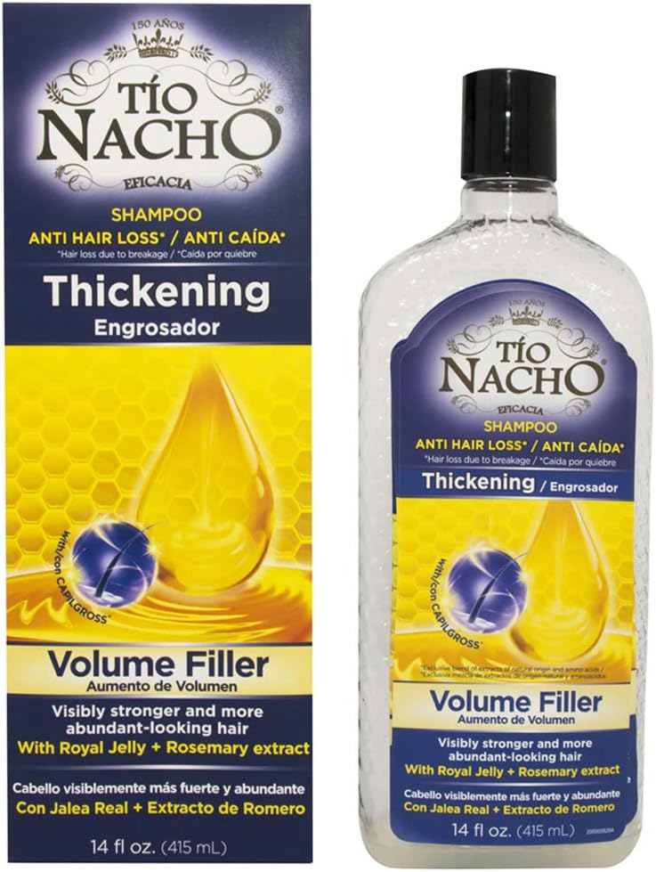 Tio Nacho Engrosador - Anti Hair Loss Thickening Shampoo - Volume Filler Shampoo 415ml, 415 ml (Lot de 1)