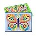 MAGIKON 296-Pack Mushroom Nails Mosaic DIY Science Pile up Toys,Creative Mosaic Pegboard Jigsaw Puzzle Game Educational Toys Children