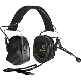 EARMOR M32 Plus Tactical Headset, Electronic Ear Protection, NRR 22dB | Noise Cancelling Ear Muffs for Shooting, Gun Range, Hunting &amp; Airsoft | Military Helmet Ready with Mic