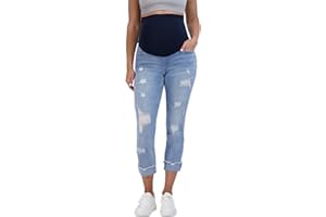 Savi Parker Women’s Maternity Jeans Over The Belly - Pregnancy Clothes for All Seasons, Maternity Pants