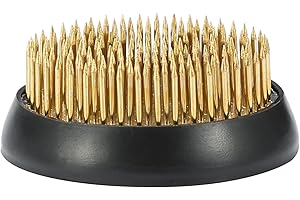 IZIUSY Flower Frogs Flower Vase Frog Floral Frogs Kenzan Flower Frog Pin Holder Ikebana for DIY Flower Craft Plant Decoration (2.4 inch)