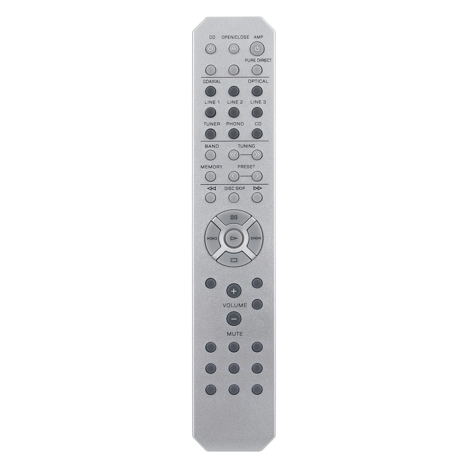 VINABTY New RAS13 ZN04290 Replaced Remote Control RAS13-ZN04290 Remote Control Replacement fit for Yamaha Receiver RAS 13 A-S301 A-S501 AS501 AS301 AS501BL AS501SL A-S501BL A-S501SL Remote Controller