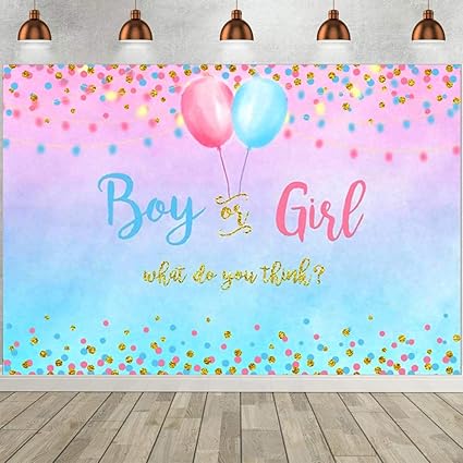 Geschlecht Offenbaren Hintergrund Rosa Und Blau Geschlecht Enthullen Dekorationen Geschlecht Uberraschung Banner Babyparty Fotografie Hintergrund 150 X 210cm Amazon De Kuche Haushalt